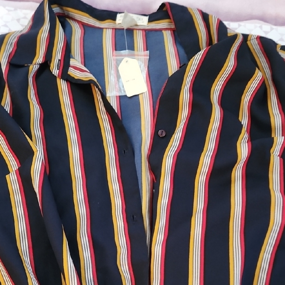Striped Multicolor Womens Shirt